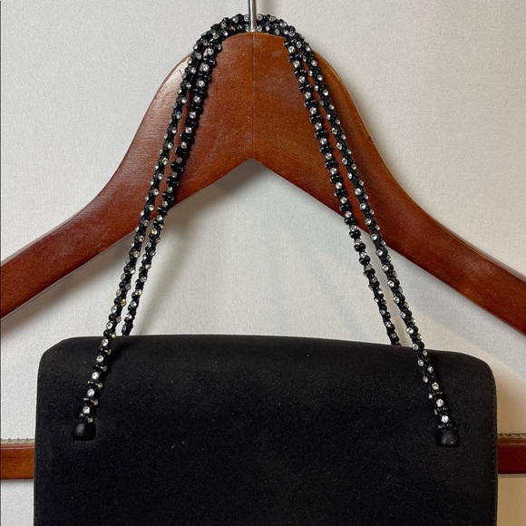 Vintage Judith Leiber suede and crystal bag - Picture 3 of 11